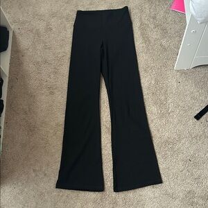 American Eagle Black Flare Leggings Size Small
